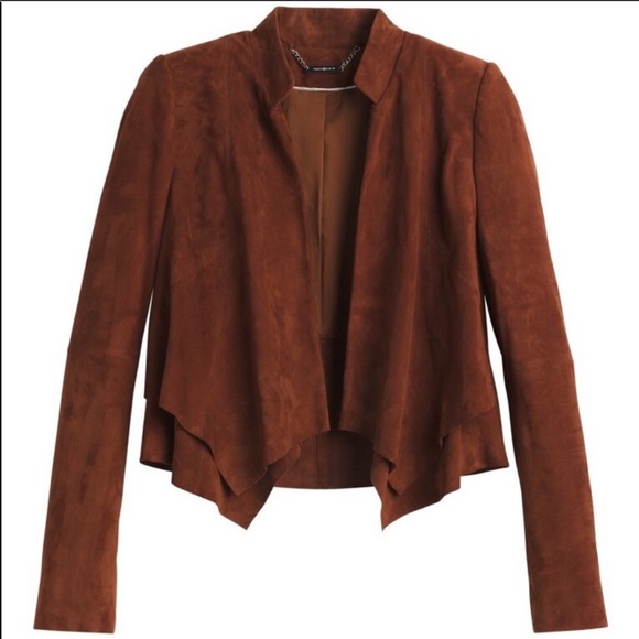 White House Black Market Suede Jacket - Picture 2 of 3